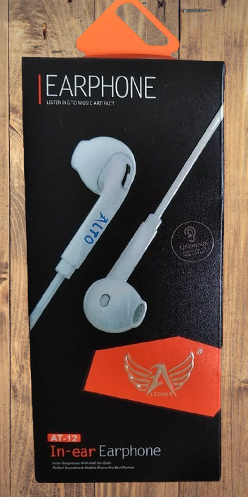  - Fones - branco - Central - unidade    Cod. FONE DE OUVIDO AT-12